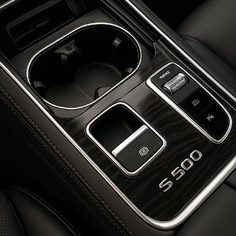 کنسول وسط بنز S500 (جا لیوانی)
