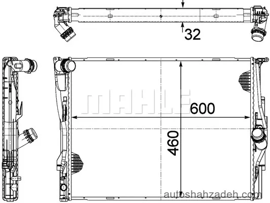 رادیاتور بهر (Behr) هلا-8MK376754-041